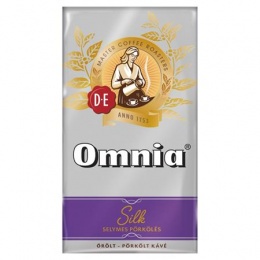 Kávé, pörkölt, őrölt, vákuumos csomagolásban, 1000 g, DOUWE EGBERTS "Omnia", silk